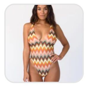 Skatie One Piece Suit - Zoey swimsuit, fleetwood pattern